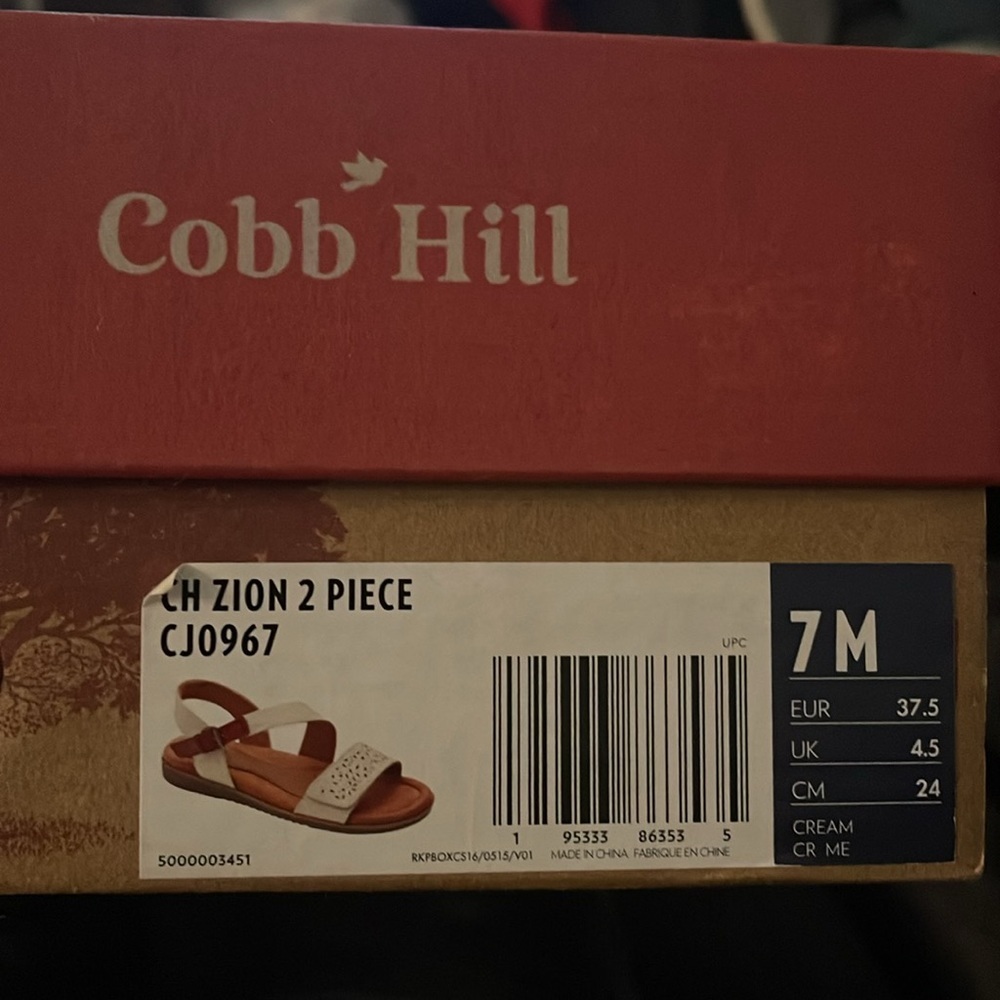 NEW Cobb Hill Leather Women's 2 Piece Zion, Vanilla - Picture 5 of 6